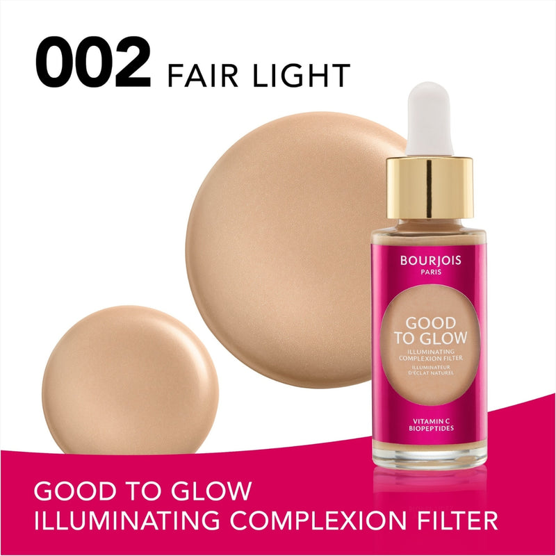 Bourjois Good To Glow Illuminating Filter 002 Fair Light 30ml