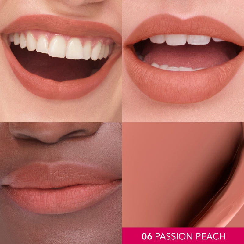 Bourjois Cloud Creme Velvet Matte Liquid Lipstick 06 Passion Peach 3.1ml