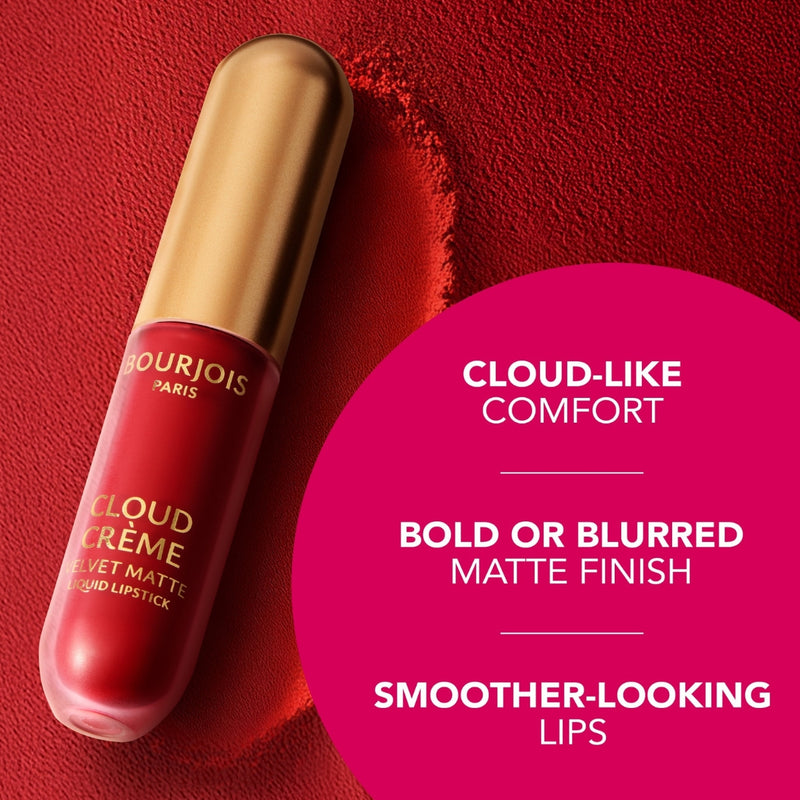 Bourjois Cloud Creme Velvet Matte Liquid Lipstick 02 Cafe Creme 3.1ml