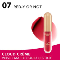 Bourjois Cloud Creme Velvet Matte Liquid Lipstick 07 Red-Y Or Not 3.1ml