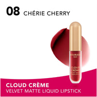 Bourjois Cloud Creme Velvet Matte Liquid Lipstick 08 Chérie Cherry 3.1ml