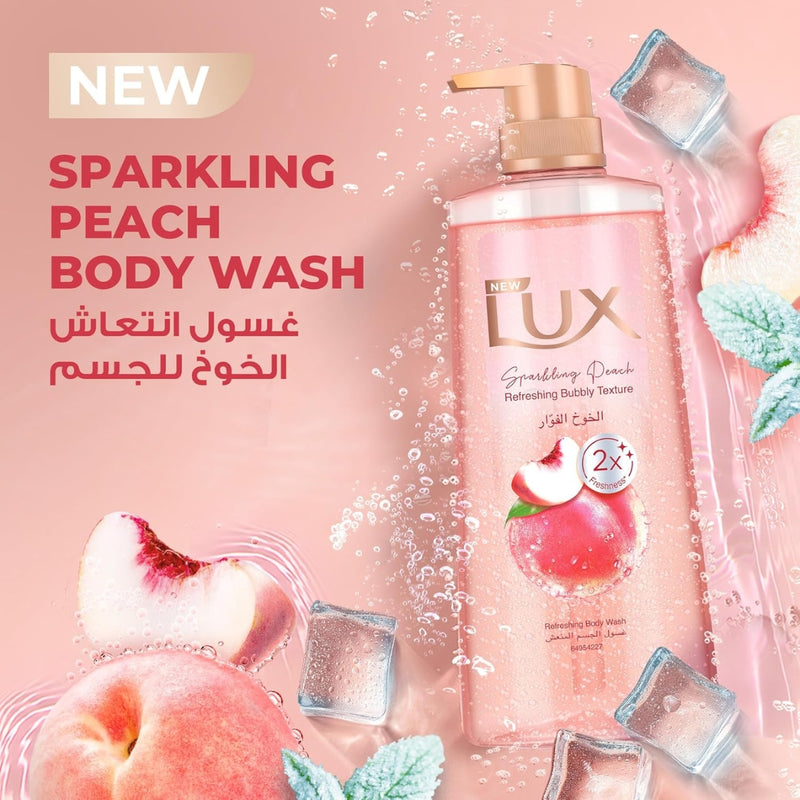 Lux Body Wash Sparkling Peach 700ml