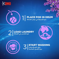 OMO 3 In 1 Laundry Capsules Lavender 15 Pods
