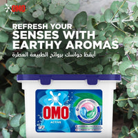 OMO 3 In 1 Laundry Capsules Eucalyptus Scent 15 Pods