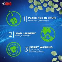 OMO 3 In 1 Laundry Capsules Eucalyptus Scent 15 Pods