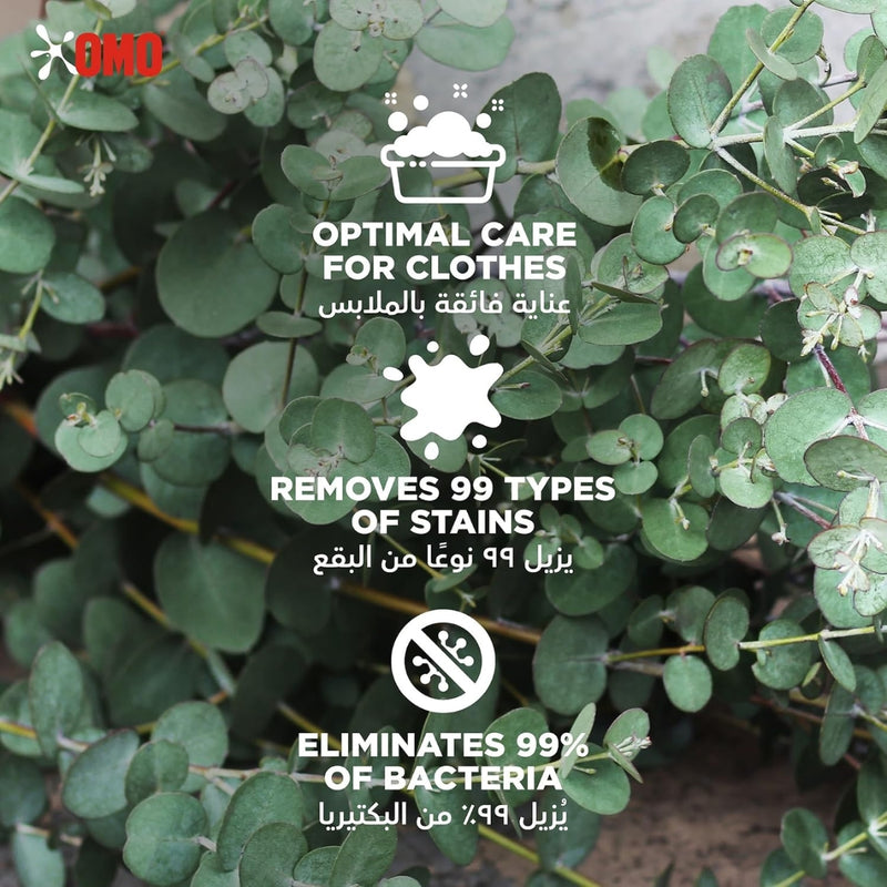 OMO 3 In 1 Laundry Capsules Eucalyptus Scent 15 Pods