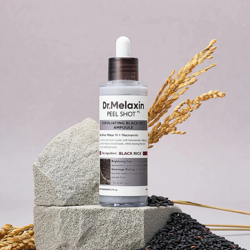 Dr. Melaxin Peel Shot Exfoliating Black Rice Ampoule 80ml