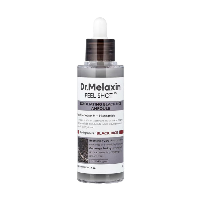 Dr. Melaxin Peel Shot Exfoliating Black Rice Ampoule 80ml