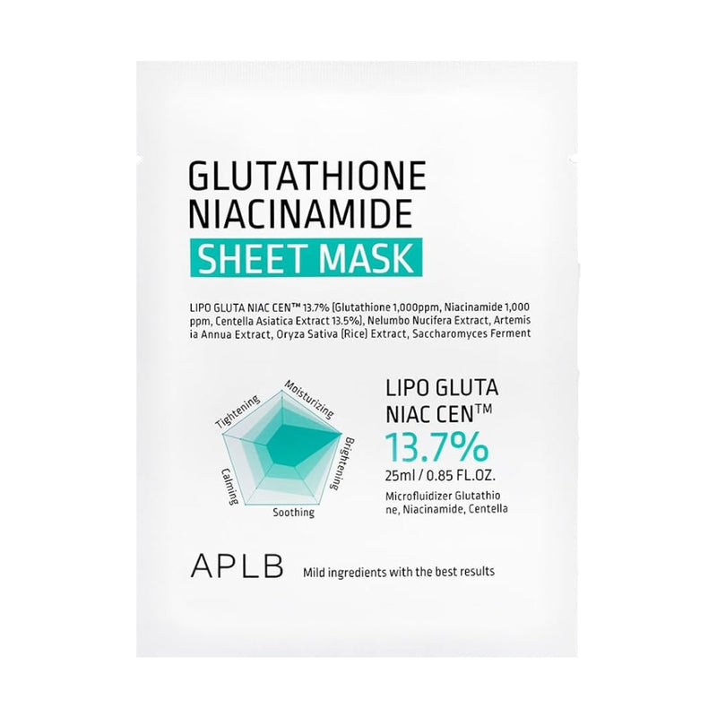 APLB Glutathione Niacinamide Sheet Mask