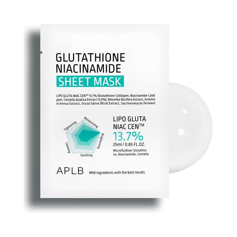 APLB Glutathione Niacinamide Sheet Mask