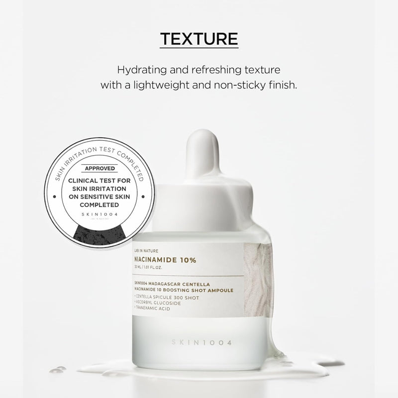 Skin1004 Madagascar Centella Niacinamide 10 Boosting Shot Ampoule 30ml