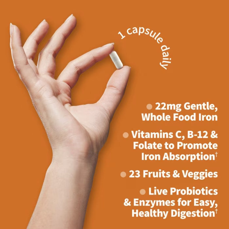 Garden of Life Vitamin Code Iron 30 Capsules