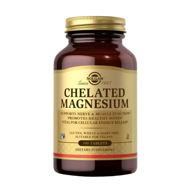 Solgar Chelated Magnesium 100 Tablets