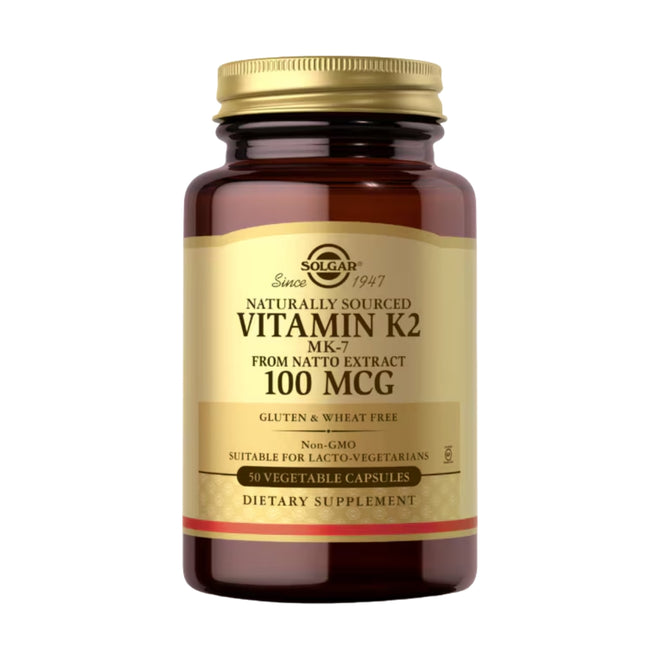 Solgar Vitamin K2 100mcg Natural 50 Vege Capsules