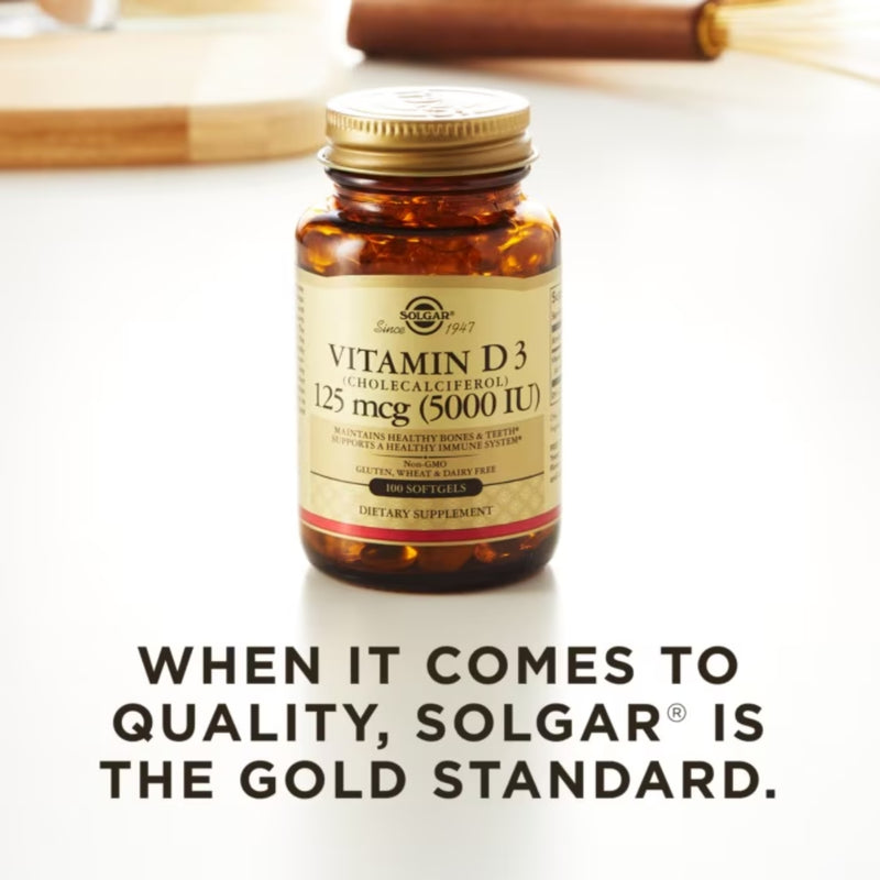 Solgar Vitamin D3 5000IU 100 Softgels