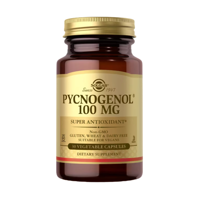 Solgar Pycnogenol 100mg 30 Vege Capsules