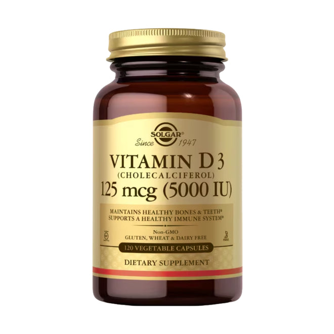 Solgar Vitamin D3 5000IU 120 Vege Capsules