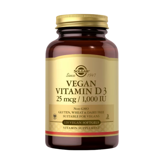Solgar Vitamin D3 25mcg 1000IU 100 Softgels