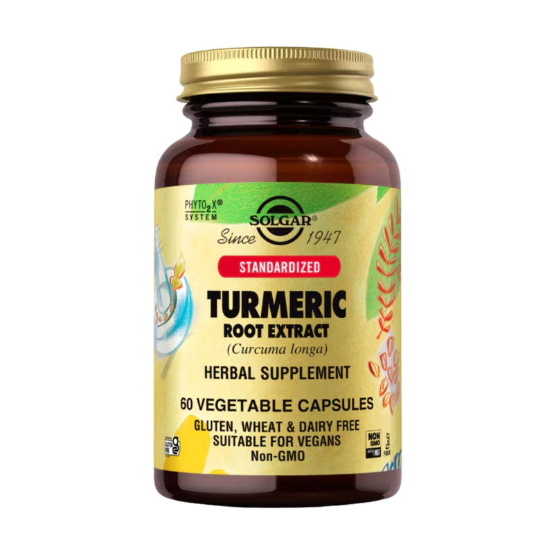 Solgar Full Potency Turmeric Root Extract 60 Vege Capsules