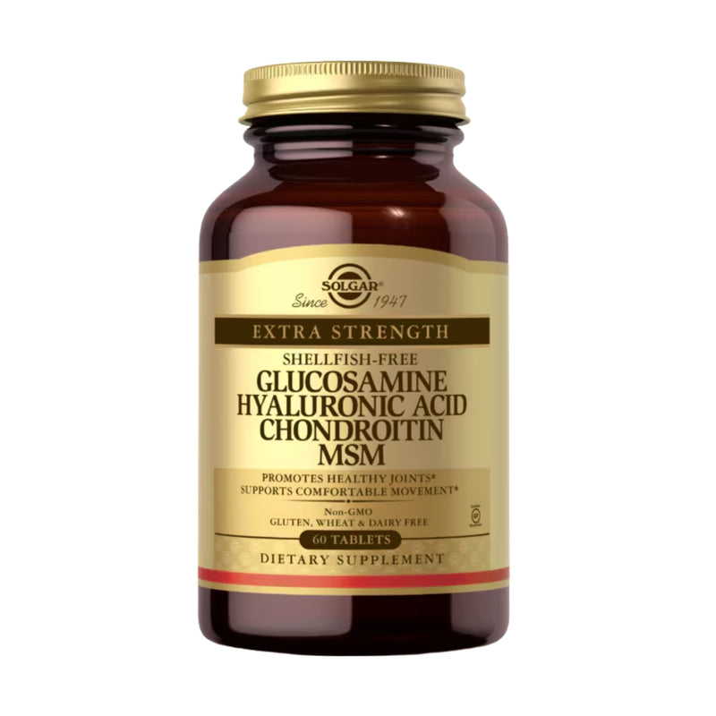Solgar Hyaluronic Acid Chondroitin MSM Shellfish Free 60 Tablets