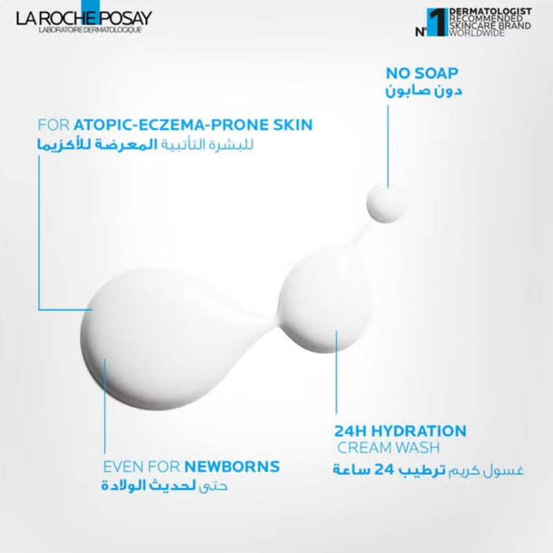 La Roche Posay Lipikar Syndet AP+ Cream Wash 400ml Refill