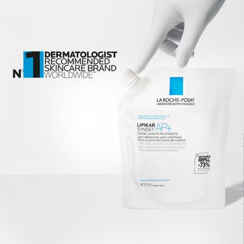 La Roche Posay Lipikar Syndet AP+ Cream Wash 400ml Refill