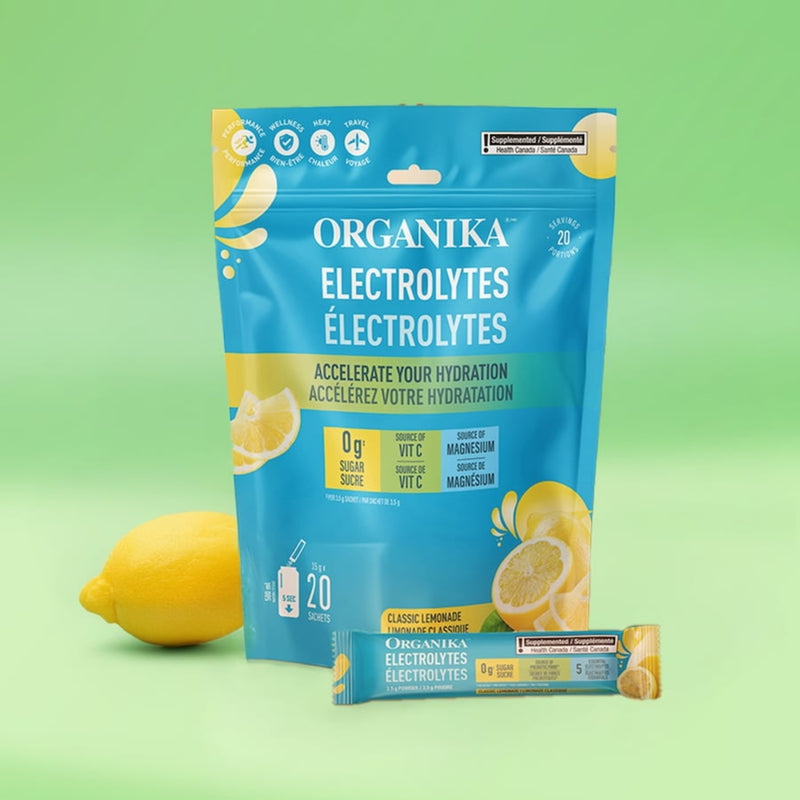 Organika Electrolytes Classic Lemonade 3.5g 20 Sachets