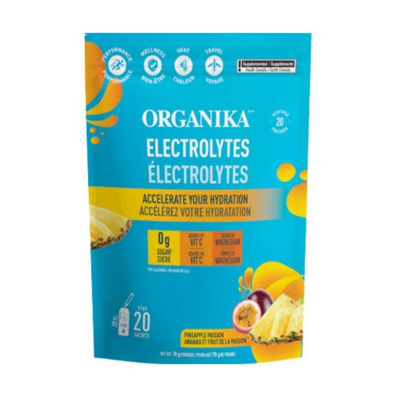 Organika Electrolytes Pineaple Passion 3.5g 20 Sachets