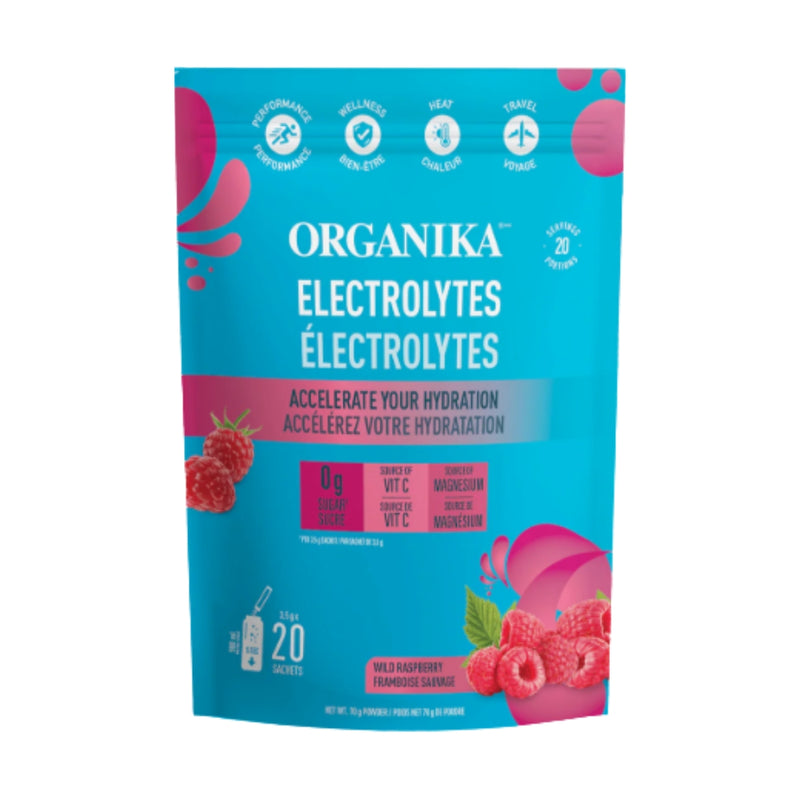 Organika Electrolytes Wild Raspberry 3.5g 20 Sachets