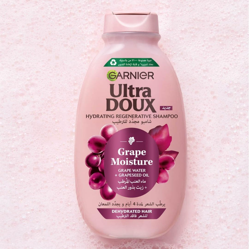 Garnier Ultra Doux Grape Moisture Shampoo 600ml