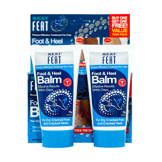 Neat Feat Foot & Heel Balm 75g Twin Pack