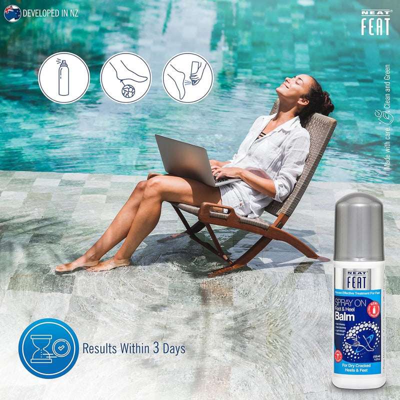 Neat Feat Foot & Heel Balm Spray-On 125ml