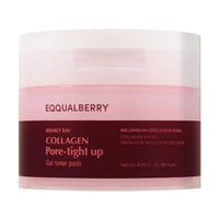 EQQUALBERRY Collagen Pore Tight Up Gel Toner Pads 60 Pieces