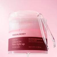 EQQUALBERRY Collagen Pore Tight Up Gel Toner Pads 60 Pieces