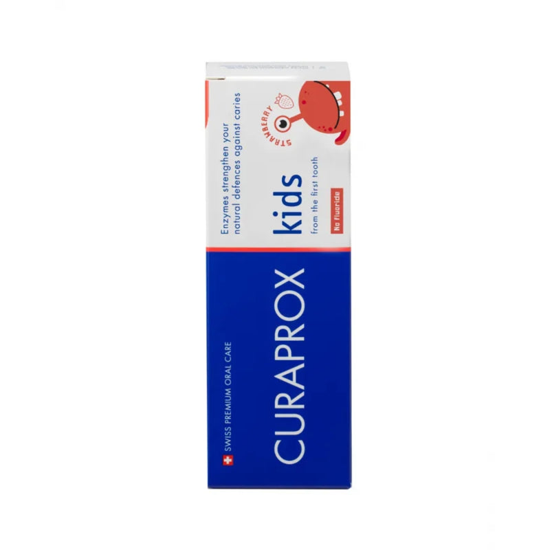 Curaprox Kids Toothpaste 0+ Strawberry No Fluoride 60ml
