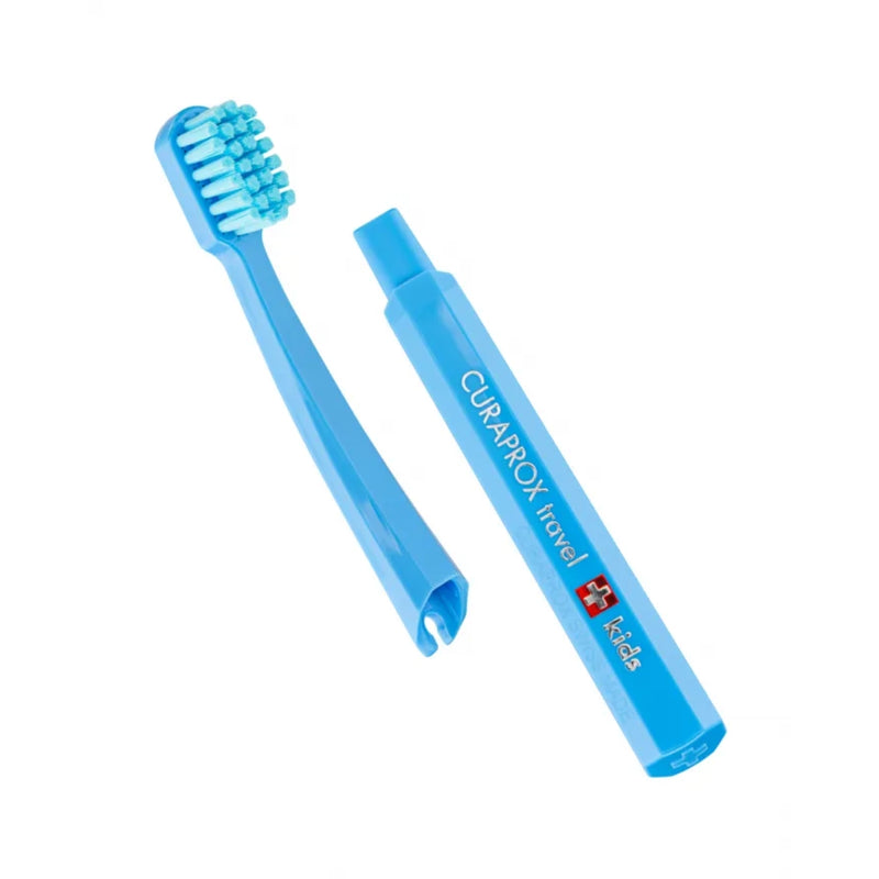 Curaprox Kids Travel Set Blue Toothbrush + Interdental Brush + Toothpaste 10ml