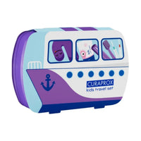 Curaprox Kids Travel Set Purple Toothbrush + Interdental Brush + Toothpaste 10ml
