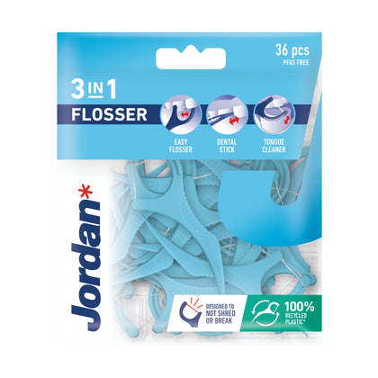 Jordan 3-in-1 Flosser 36 Pieces