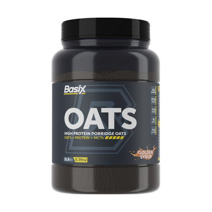 Basix High Protein Porridge Oats Golden Syrup 1.36kg