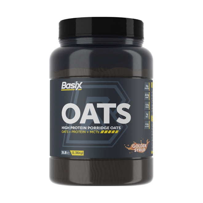 Basix High Protein Porridge Oats Golden Syrup 1.36kg