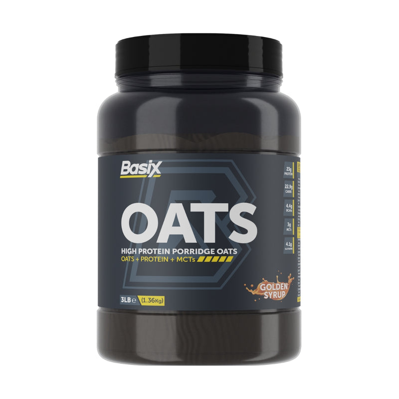 Basix High Protein Porridge Oats Golden Syrup 1.36kg