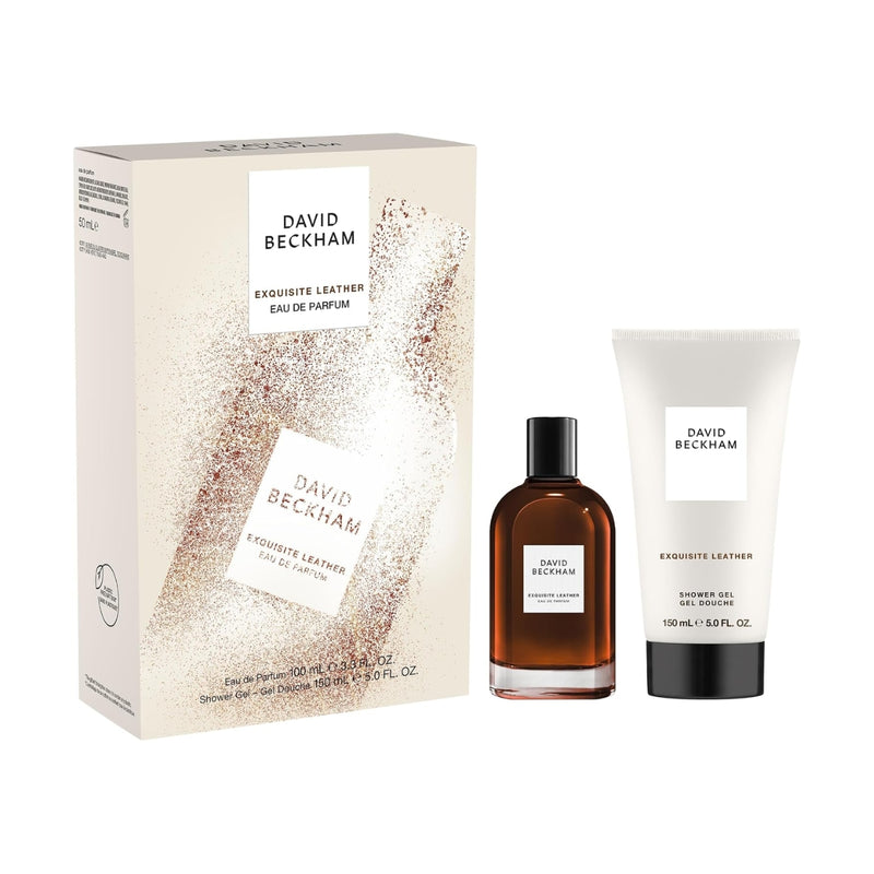 David Beckham Exquisite Leather Eau de Parfum 100ml + Shower Gel 150ml Gift Set