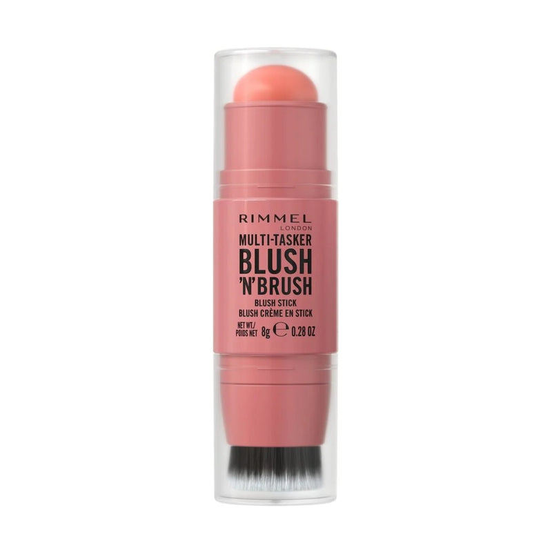 Rimmel Multi Tasker Blush 'N' Brush Blush Stick 100 Cotton Candy 8g