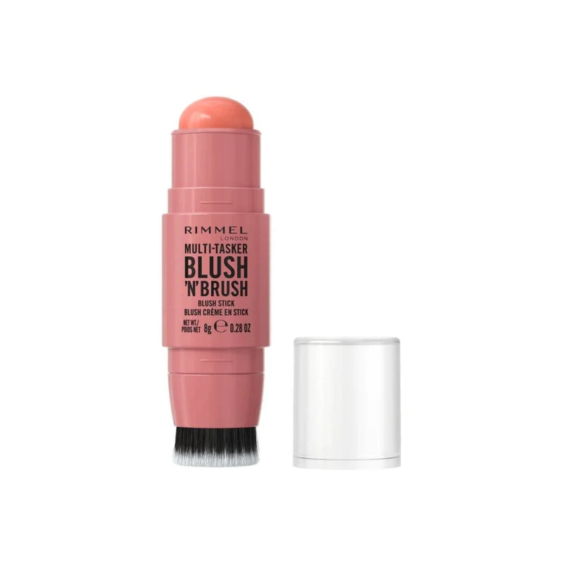 Rimmel Multi Tasker Blush 'N' Brush Blush Stick 100 Cotton Candy 8g