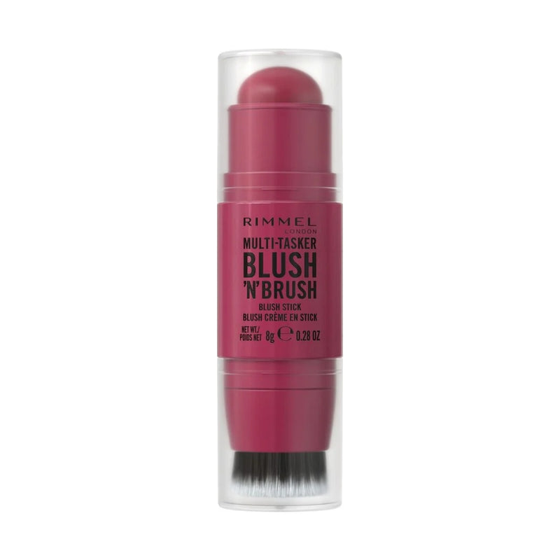 Rimmel Multi Tasker Blush 'N' Brush Blush Stick 200 Fushia Glam 8g
