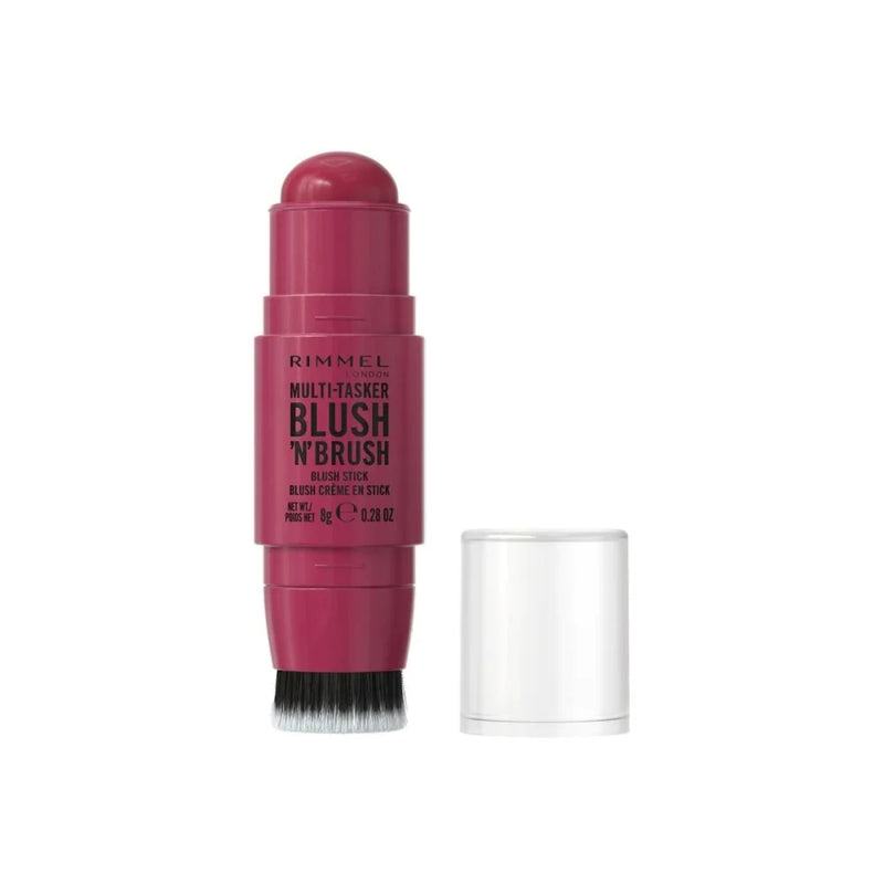 Rimmel Multi Tasker Blush 'N' Brush Blush Stick 200 Fushia Glam 8g