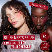 Rimmel Multi Tasker Blush 'N' Brush Blush Stick 200 Fushia Glam 8g