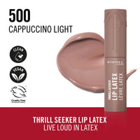 Rimmel Thrill Seeker Lip Latex 500 Cappuccino Light 6g