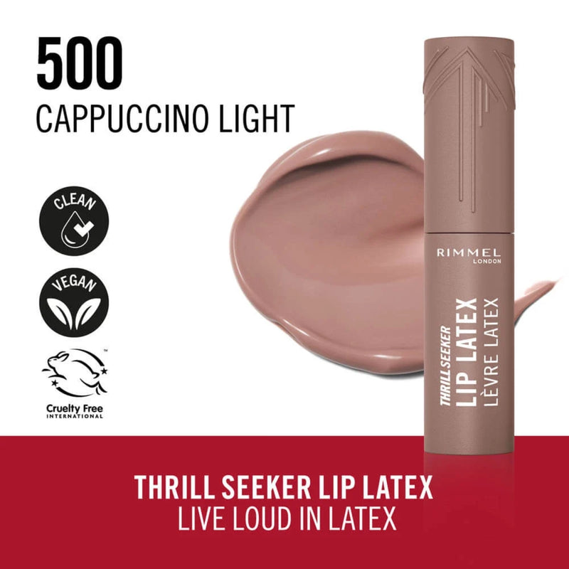 Rimmel Thrill Seeker Lip Latex 500 Cappuccino Light 6g
