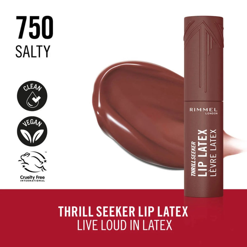 Rimmel Thrill Seeker Lip Latex 750 Salty 6g